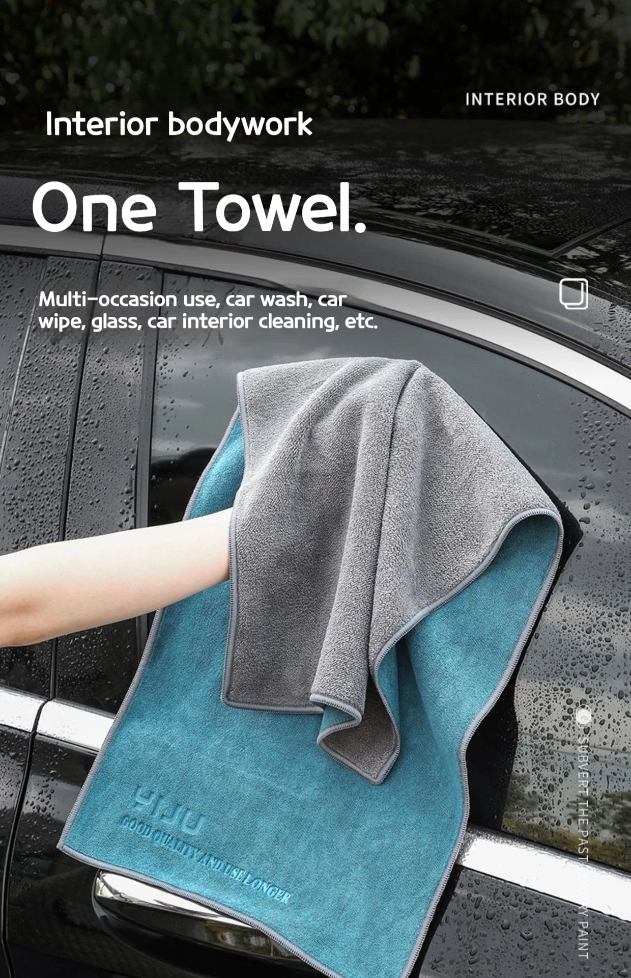Premium Microfiber Drying Towel – Ultra-Absorbent & Scratch-Free