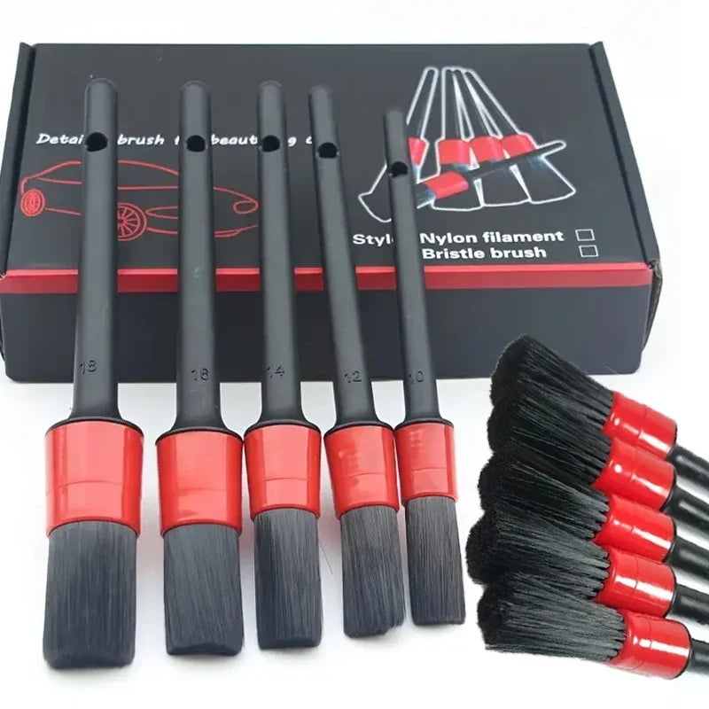 Premium Detailing Brush Set – Soft Bristle Interior & Exterior Cleaning
