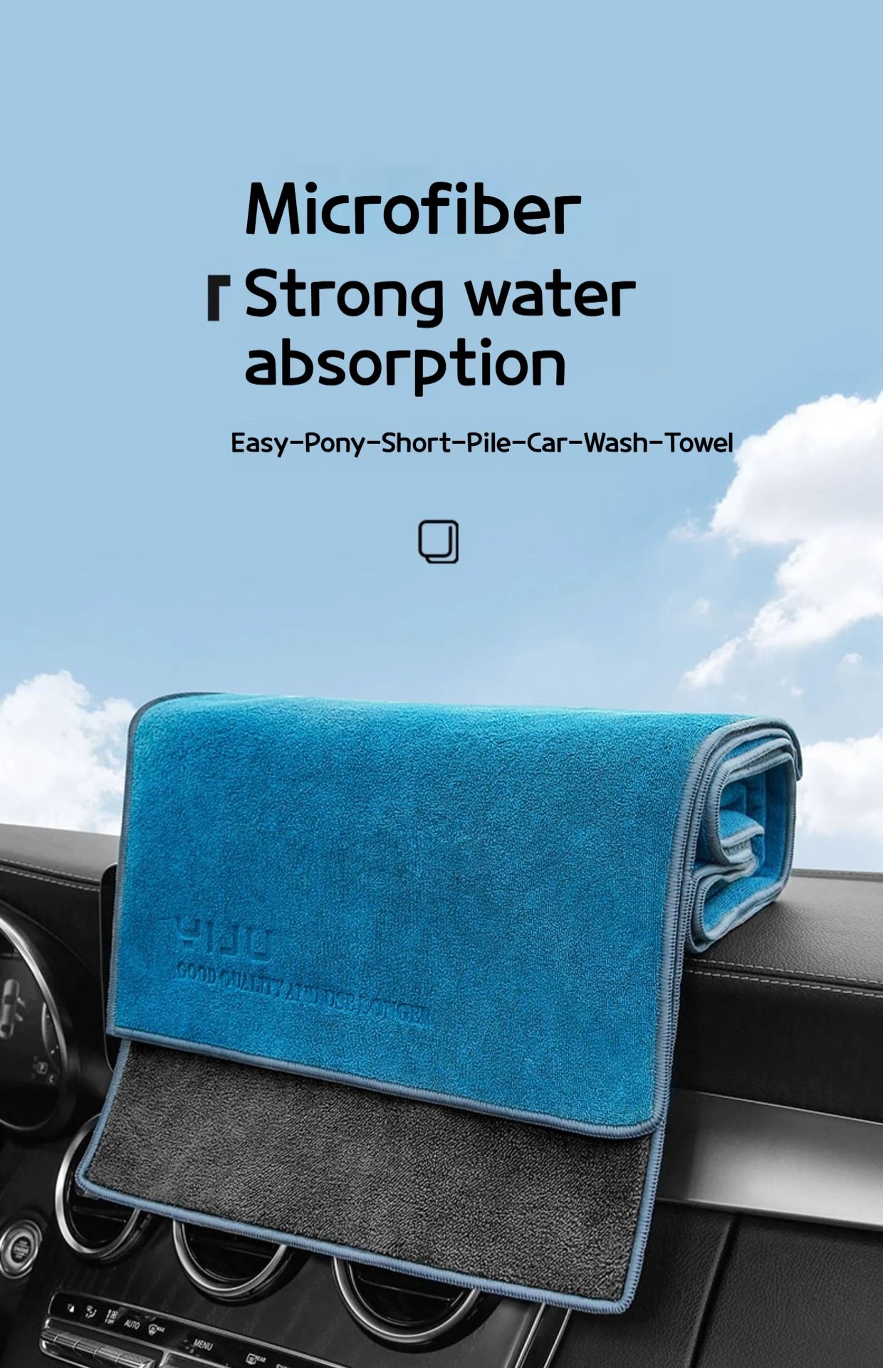 Premium Microfiber Drying Towel – Ultra-Absorbent & Scratch-Free