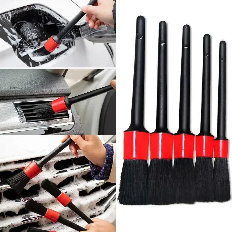 Premium Detailing Brush Set – Soft Bristle Interior & Exterior Cleaning