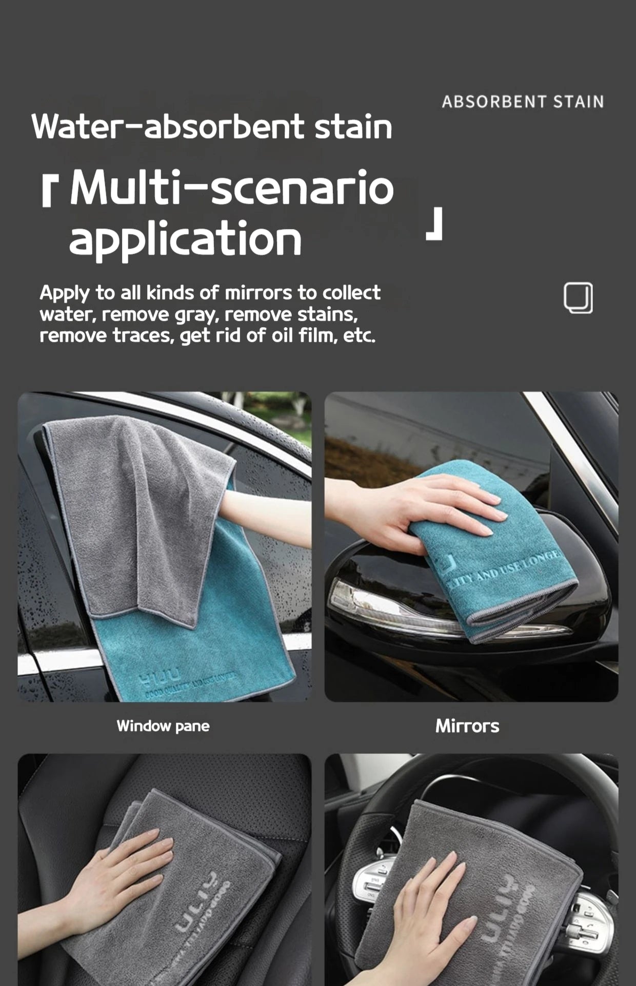 Premium Microfiber Drying Towel – Ultra-Absorbent & Scratch-Free