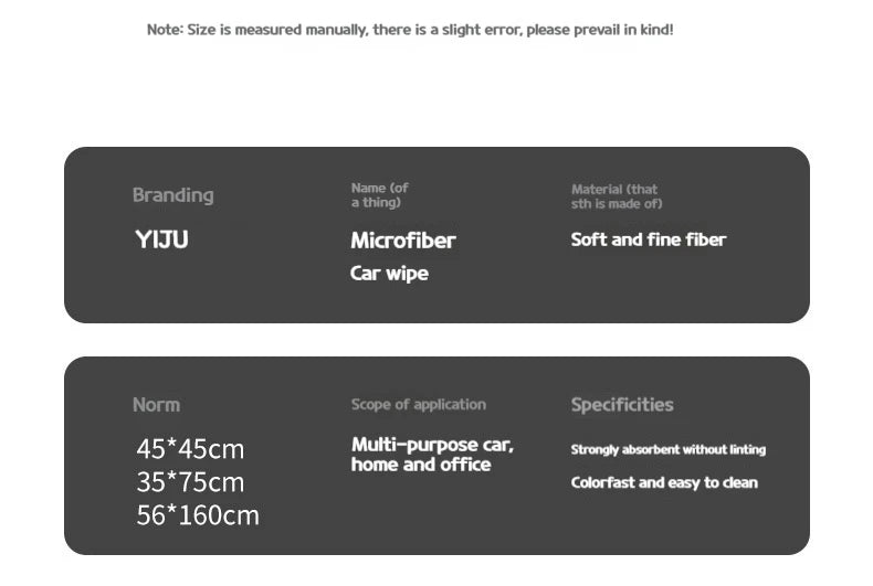 Premium Microfiber Drying Towel – Ultra-Absorbent & Scratch-Free