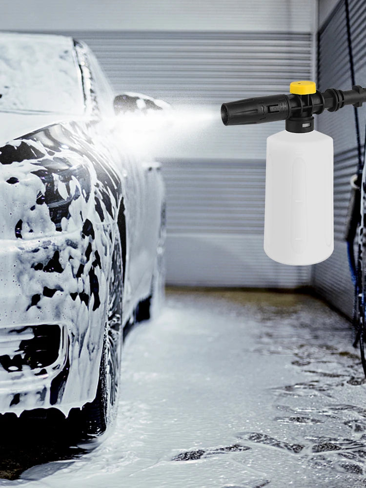750ML Snow Foam Cannon, adjustable High-Pressure Car Wash Foam Lance | Thick-Foam, Easy connect.
